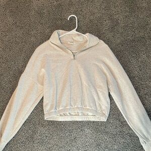 Garage cropped quarter zip